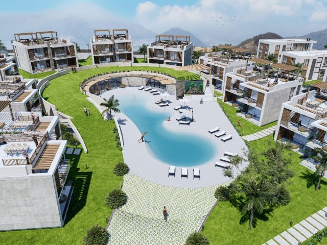 1 BEDROOM APARTMENT IN AN EXCLUSIVE PROJECT IN BAHCELI KYRENIA WITH LONG TERM PAYMENT PLAN !!