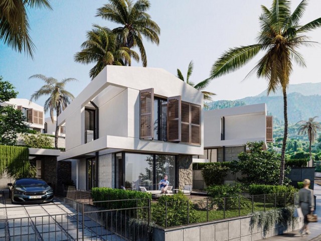 Kıbrıs Girne Alsancak Modern Mimari Ultra Lüks 3+1 Villalar