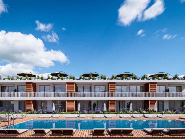 Кипрский пирс Ениеренкей ждет вас в великолепной жизни на этом месте! Продается 1+1 и 2+1 Апартаменты с садом и террасой ** 