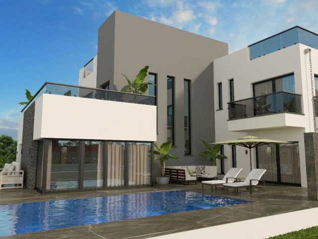 4+1 Lux Villa For Sale in Cyprus Girne Lapta