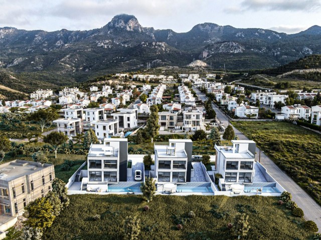 4+1 Luxury Villa With Sea and Mountain Views For Sale In Çatalköy, Kyrenia, Cyprus