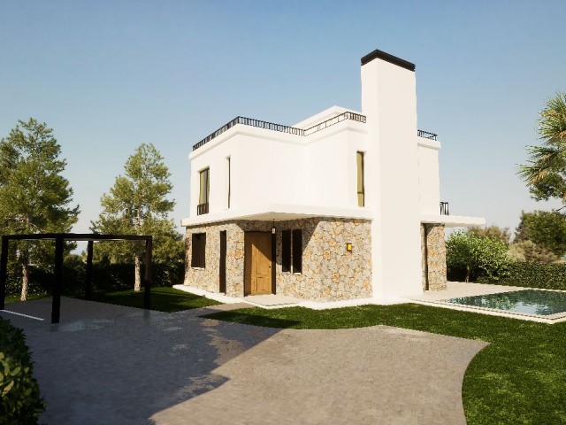 4+1 Berg- und Meerblick Ultra Luxury Villa zu verkaufen in Edremit - Kyrenia - Zypern ** 