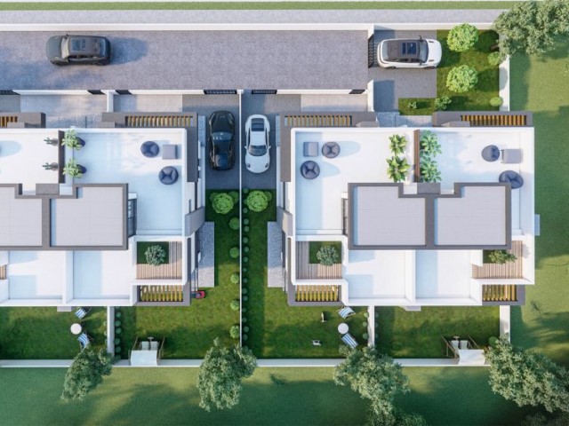Twin Villa Project in Famagusta Yeniboğaziçi Region
