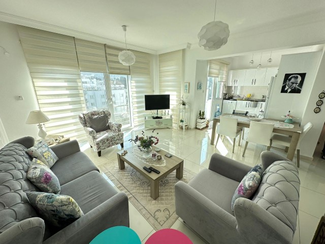 3+1 FURNISHED 135 m² FLAT FOR RENT IN KYRENIA CENTER