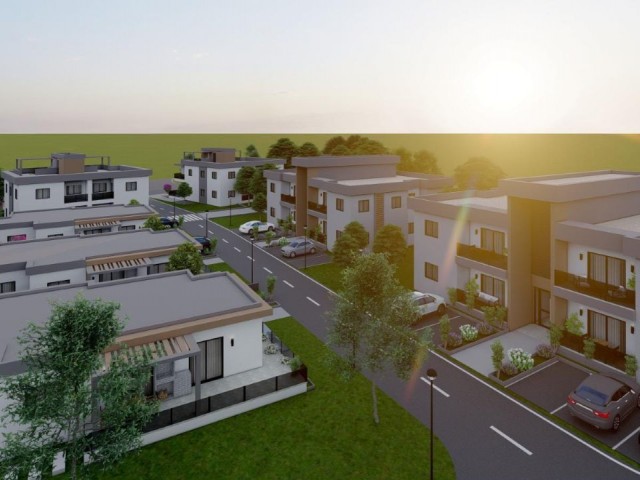 Möchten Sie ein Haus mit dem neuen Projekt in der Region Tuzla von Famagusta besitzen? 2 + 1, 3 + 1 Optionen APARTMENT, EINZELHAUS PRIVAT, ZWEI VILLA, PENTHOUSE ** 