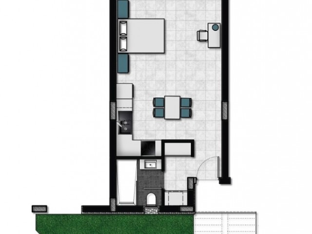 Luxury 1+1/penthouse in the new Cove Garden 2 complex (BASTASLAR). Essentepe