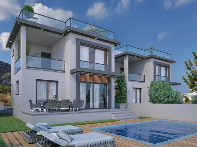 3 Villa For Sale In Kyrenia, Çatalköy