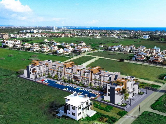 Apartment for sale 2 + 1 in the new mini-complex GARDENS PARK. Iskele, Northern Cyprus.