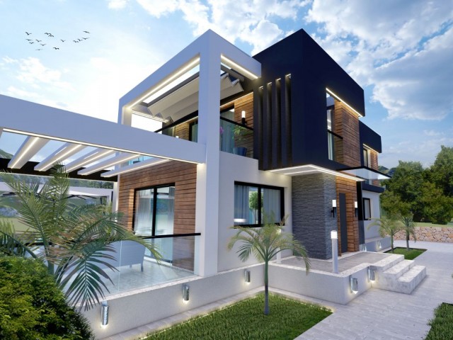 Moderne villa zum Verkauf in Kyrenia Arapköy mit 4 Schlafzimmern mit Pool auf 1154 m2 Grundstück. ** 