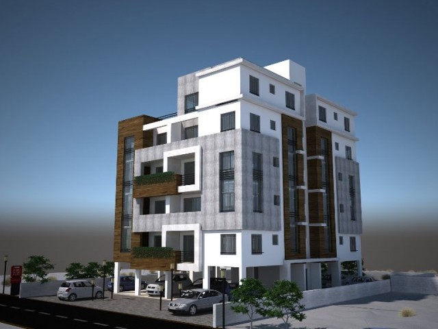 Nikosia-K.80 m2 netto-Penthouse-Wohnungen mit Aufzug in der Region Kaymakli Pigcler Kap ** 