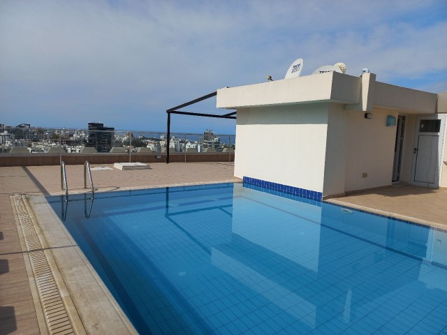 3+1 Unfurnished Penthause With Private Pool In The Center Of Kyrenia