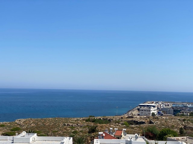 PERFECT VIEW AND PERFECT LOCATION IN THE CENTER OF KYRENIA LUXURIOUSLY FURNISHED 1 + 1 ** 