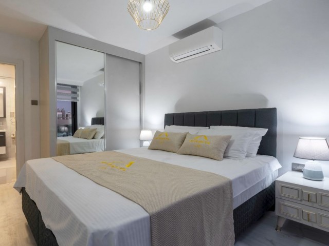 FURNISHED 2 + 1 APARTMENT IN THE CENTRAL AREA OF KYRENIA