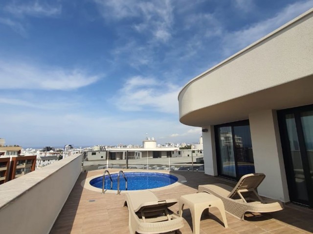 3 + 1 FURNISHED PENTHOUSE IN THE CENTRAL AREA OF KYRENIA