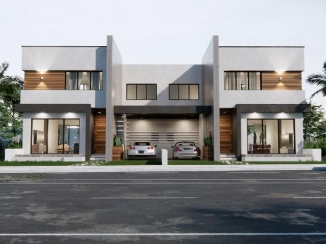 Twin Villa For Sale in Iskele Long Beach