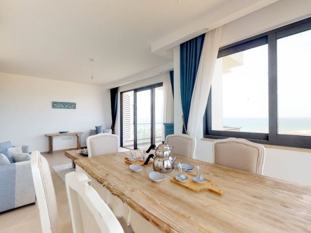 Lefke Gaziveren is for Sale at Seashore 9.2+ 1 142 m2 Apartment for Sale on the floor ** 