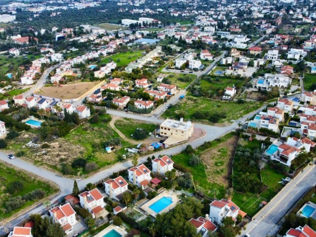LAND FOR SALE in Bellapais with mountain and sea views, very close to ESK, ILIM UNIVERSITY and NEAR 