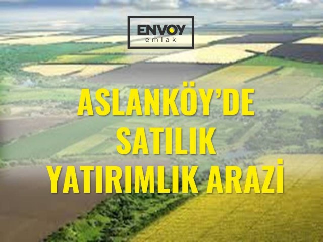 Aslanköy’de Satılık Yatırımlık Arazi