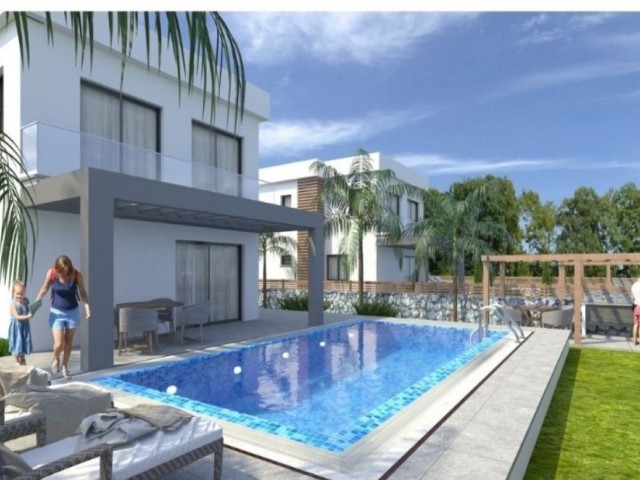 Schlüsselfertige Luxusvilla in Kyrenia-Alsancak in der Nähe der NBE-Schule bis August-2023.  Pool ist optional. !!!!