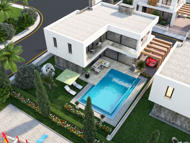 Villa mit privatem Pool zum Verkauf in Magusa yenibogazicinde Projektphase ** 