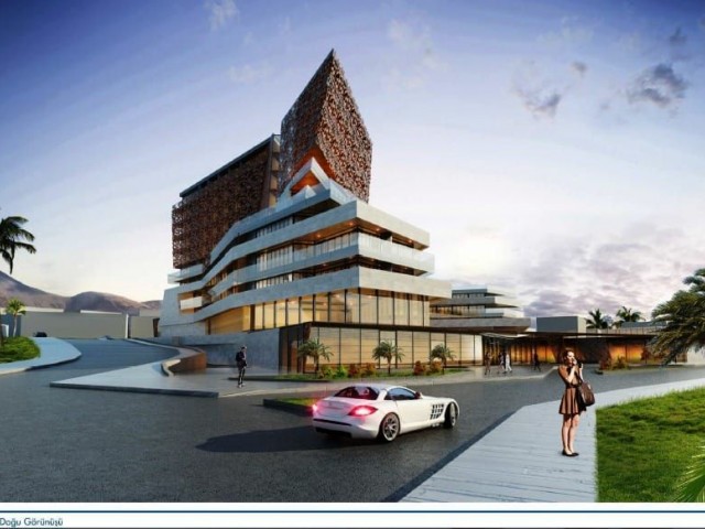 HOTEL PROJECT FOR SALE IN KYRENIA CENTER WITH CASINO PERMISSION WITH 254 ROOMS AND 36.000M2 INDOOR AREA