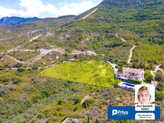 Cyprus Kyrenia, 9 Acres of Land in Upper Kyrenia, With a Magnificent Sea View, Kyrenia is At Your Feet ** 