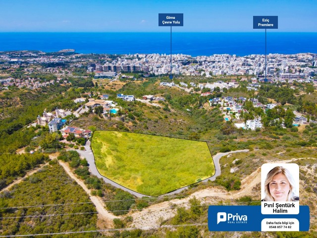 Zypern Kyrenia, 9 Hektar Land in der oberen Kyrenia, mit herrlichem Meerblick, Kyrenia unter Ihren Füßen ** 