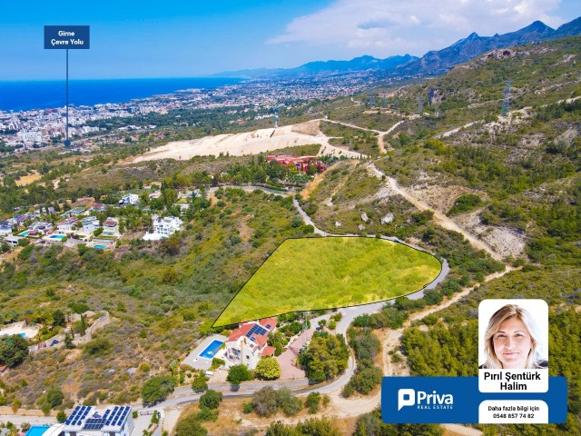 Cyprus Kyrenia, 9 Acres of Land in Upper Kyrenia, With a Magnificent Sea View, Kyrenia is At Your Feet ** 
