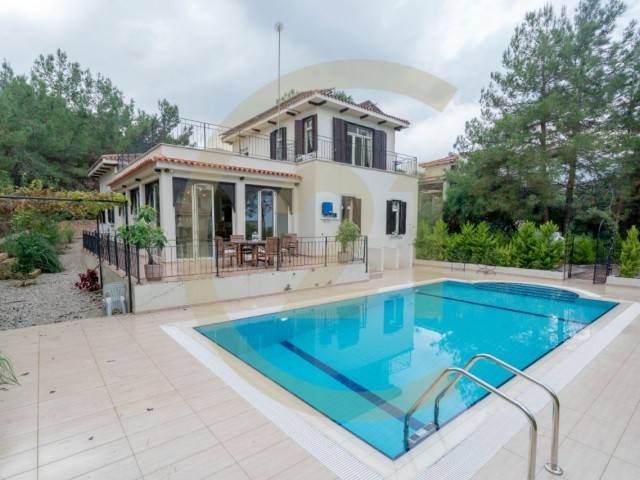3+1 Villa zur Miete in Catalkoy Kyrenia / Vollständig möbliert
