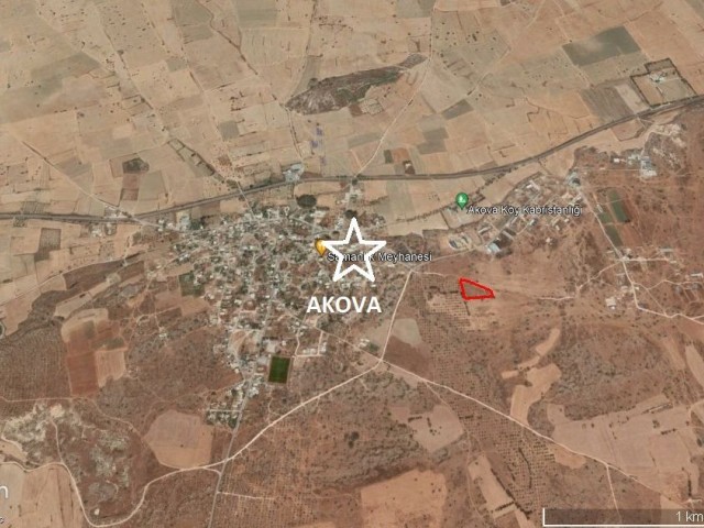 4 ACRES OF LAND FOR SALE IN FAMAGUSTA AKOVA VILLAGE