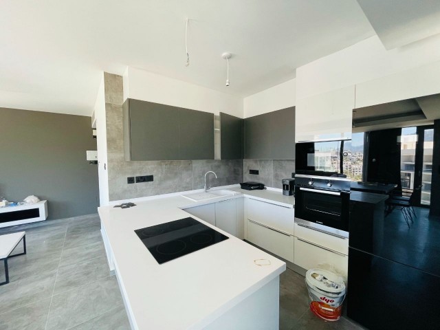 LUXURY RESIDENCE 2+1 WITH A MAGNIFICENT VIEW WITH A PRIVATE POOL IN THE CENTER OF KYRENIA ** 