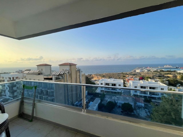 KYRENIA 2+1 LARGE TERRACE WITH SEA VIEW IN THE CENTER ** 