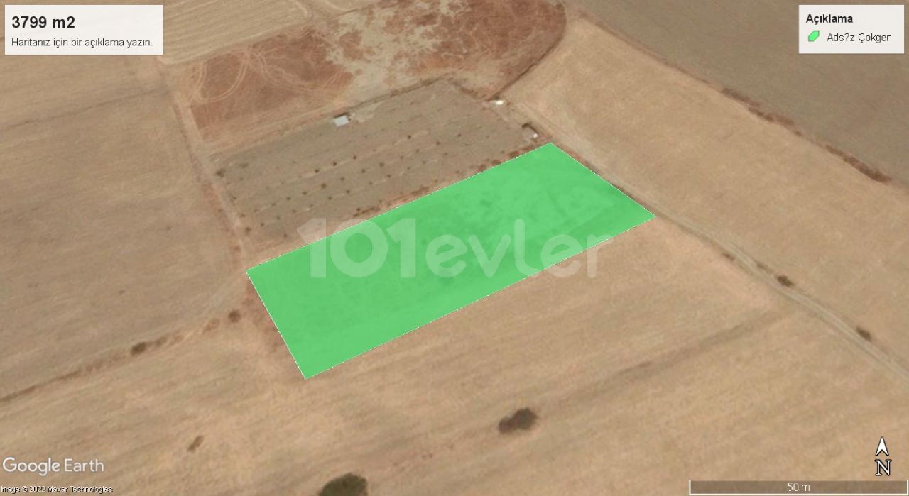 THE PRICE HAS DROPPED!!! 3 DECARES OF LAND BETWEEN SERDARLI ULUKIŞLA AND THE WHOLE OF 