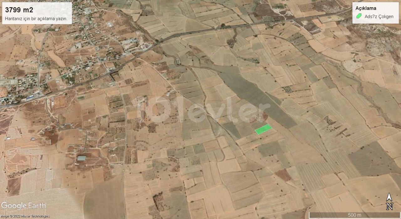 THE PRICE HAS DROPPED!!! 3 DECARES OF LAND BETWEEN SERDARLI ULUKIŞLA AND THE WHOLE OF 
