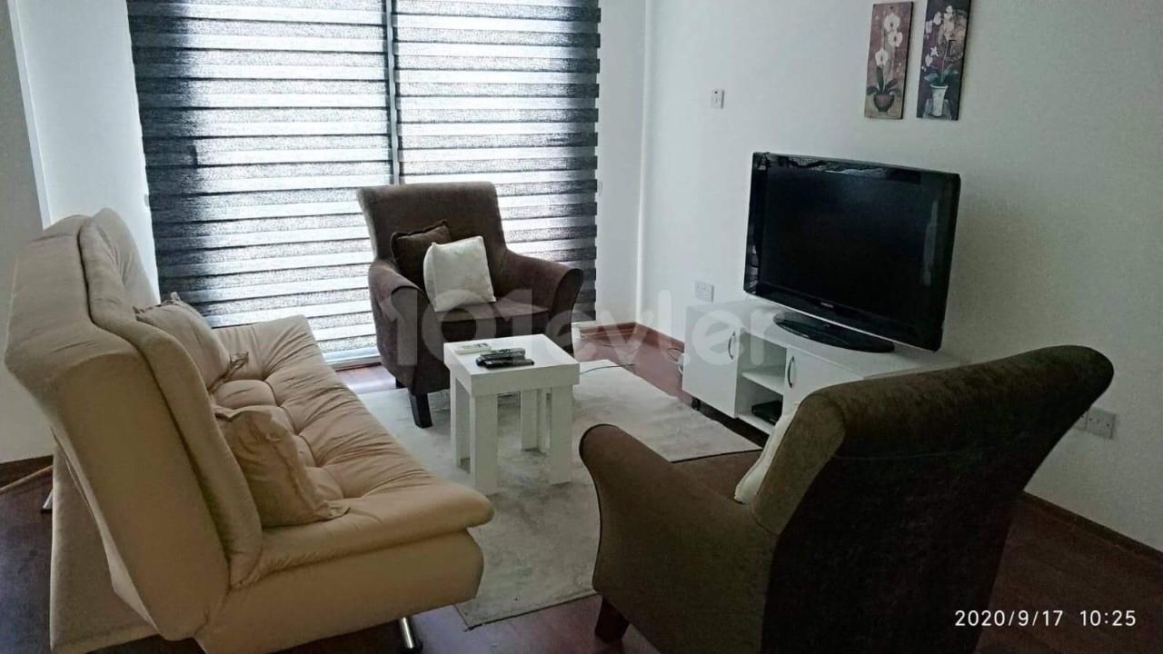 WE HAVE NEW STOCK.. 2 +1 FULLY FURNISHED WELL-MAINTAINED APARTMENT FOR RENT IN A NEW BUILDING NEAR THE NUSMAR MARKET DISTRICT IN THE CENTER OF KYRENIA ** 