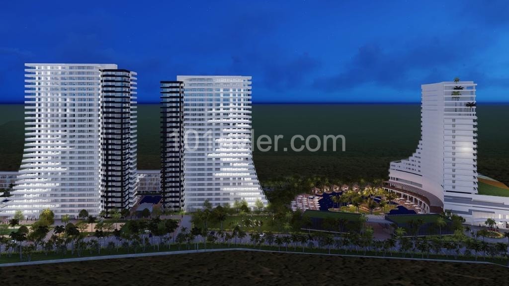 Luxury 3+1 penthouse flat with sea view in grand sapphire iskeleh 