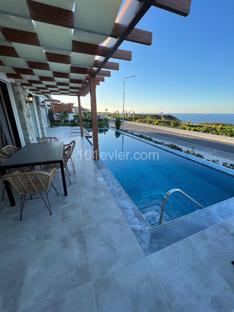 3 bedroom detached sea view villa with pool in kyrenia esentepe 