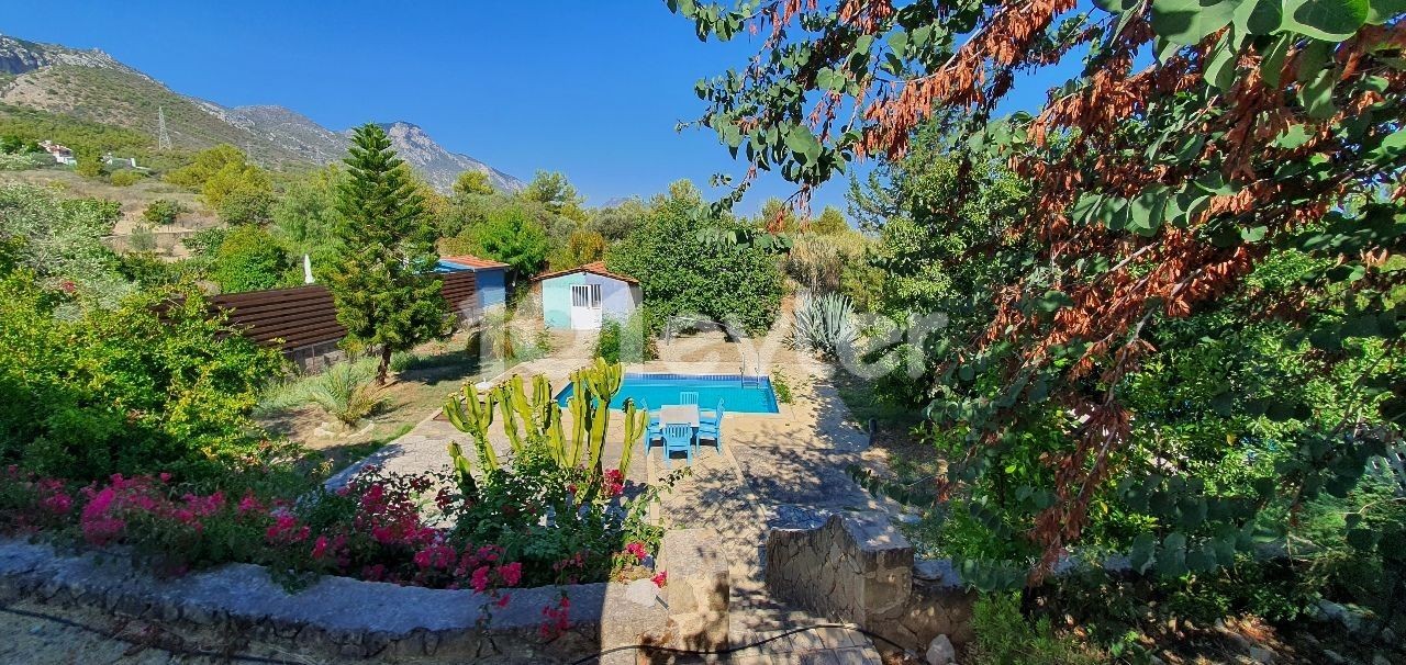 The Perfect Family Home - A 4 Bedroom Villa With Private Pool Surrounded By 1 Donum Of Land, With Some Lovely Sea & Mountain Views  In The Cypriot Village Of Catalkoy