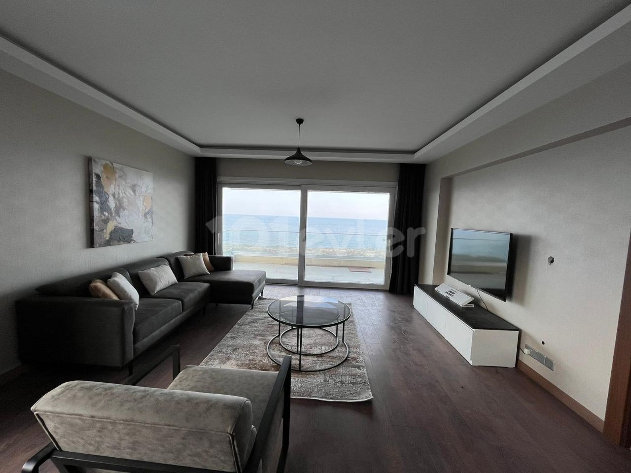 3+1 Sea View Apartment for Rent