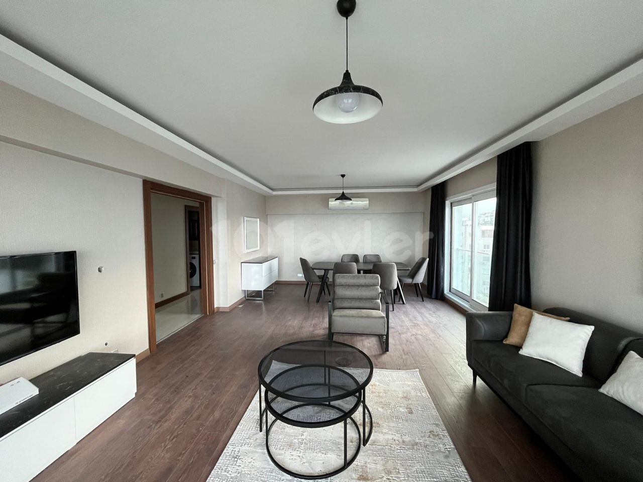 3+1 Sea View Apartment for Rent