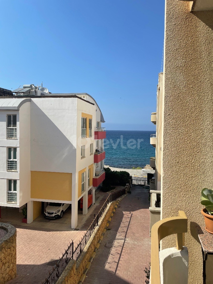 3 BEDROOM APARTMENT FOR SALE WITH SEA VIEW ON THE BEACH IN KASHKAR, KYRENIA ** 