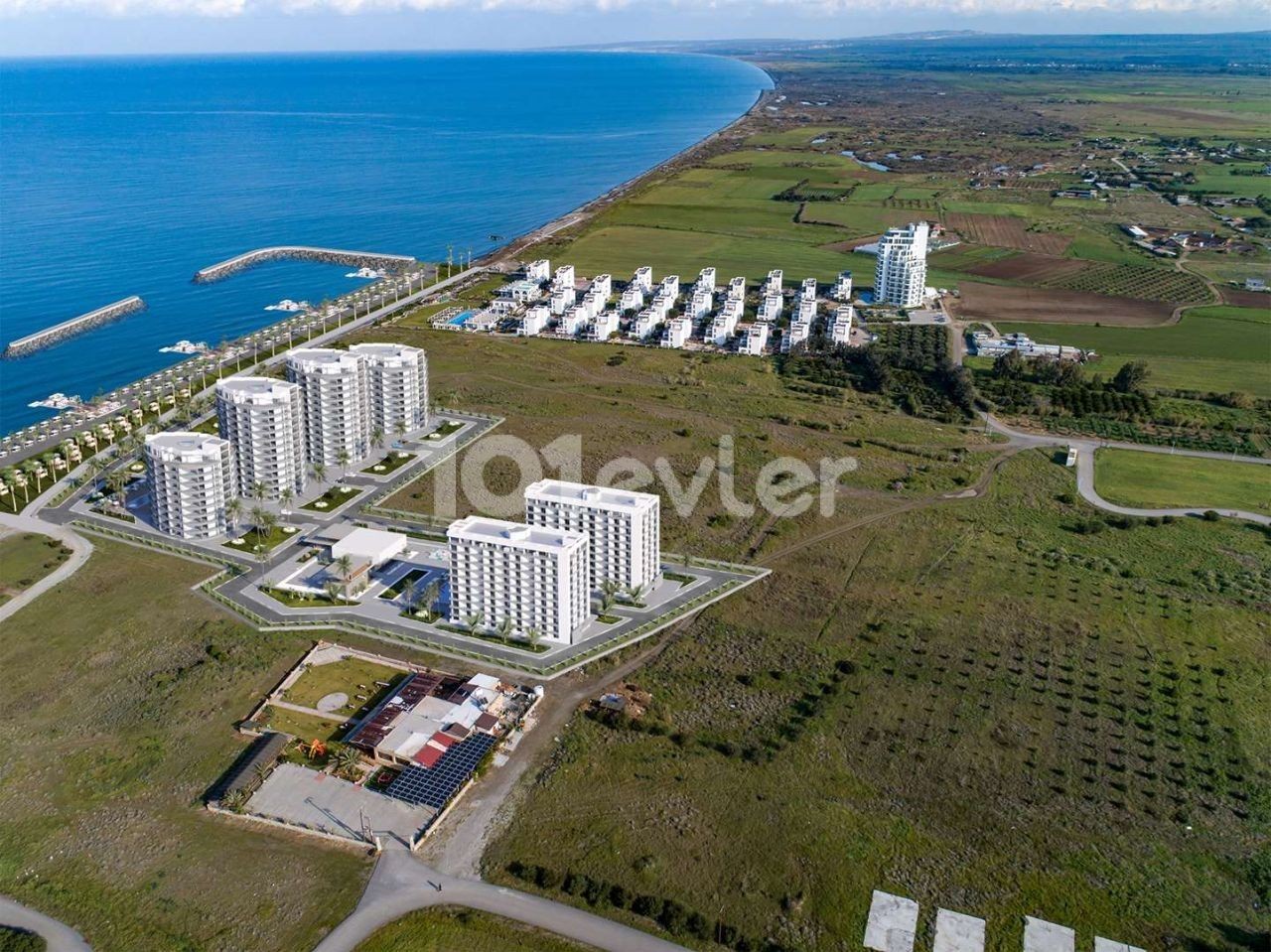 1 + 1 APARTMENT FOR SALE WITHIN THE SITE IN LEFKE GAZIVEREN, ONE OF THE MOST ELITE PROJECTS OF CYPRUS, WHICH IS INCLUDED IN HEALTH TOURISM ** 