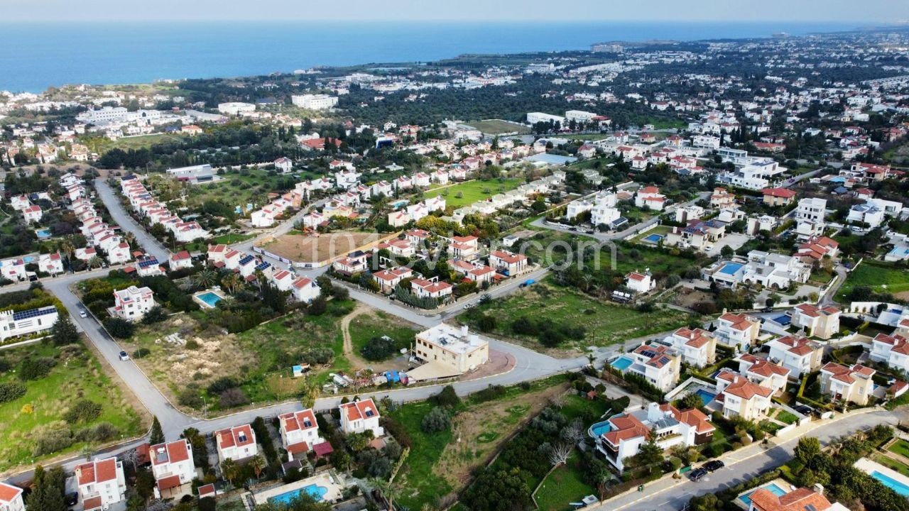 LAND FOR SALE in Bellapais with mountain and sea views, very close to ESK, ILIM UNIVERSITY and NEAR EAST COLLEGE ** 